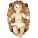Infant Jesus with crib - cm.12 - B0354-CRIB