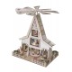 Size cm.30 x 22 x 40(height). Elix with 4 candlesticks.