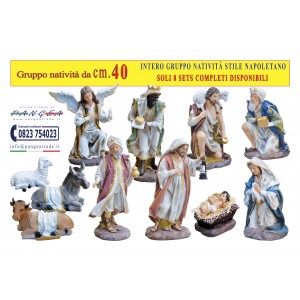 Nativity set of cm.40.