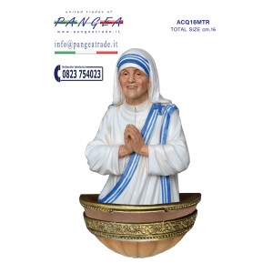 Fuente con Madre Teresa de  Calcutta - cm.16.